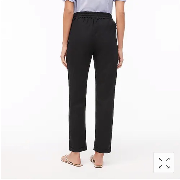 J. Crew Factory Linen-cotton Drawstring Pant - Picture 3 of 6